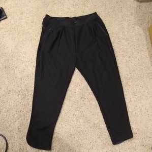 H&M black pull-on pants size large